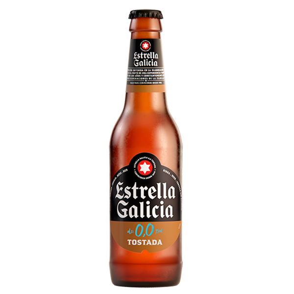 Tercio tostada 0’0 de Estrella Galicia