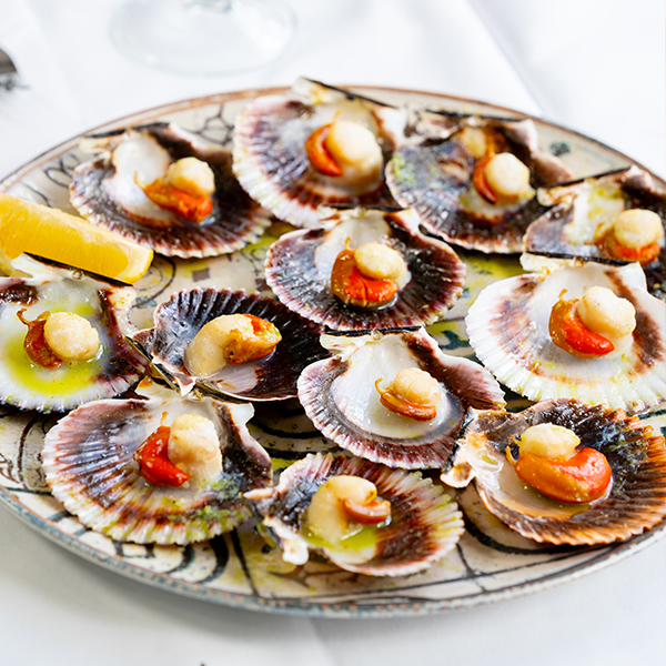 Zamburiñas a la Plancha