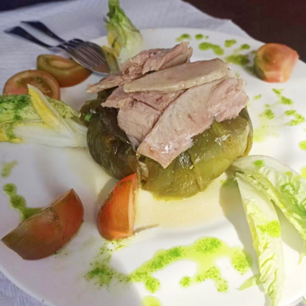 Ensalada de Ventresca y Pimientos Asados